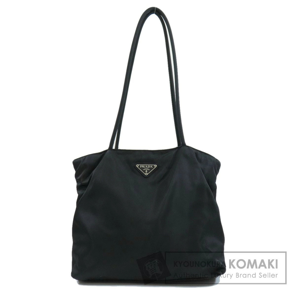 Prada Logo Shoulder Bag Black